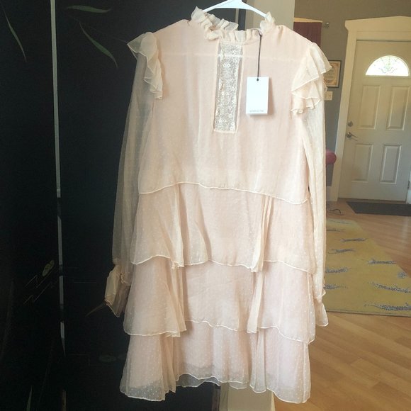 Annie Bing Dresses & Skirts - Annie Bing Blush Dress Size M *Never Worn*